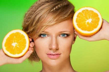 Albirea pielea feței cu rețete de coajă de portocală