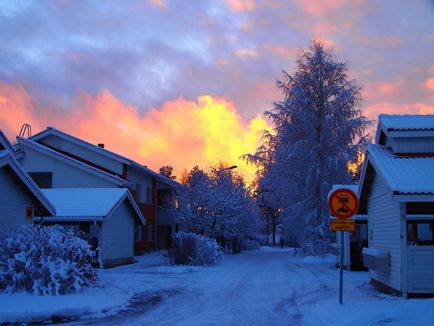 Încălzirea în Finlanda este casa ta din sat