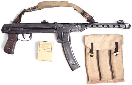 Пістолет-кулемет Судаєва - стрілецька зброя в другій світовій війні