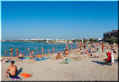 A strand az öböl Omega (Szevasztopol) fotók, térkép, vélemények, leírások