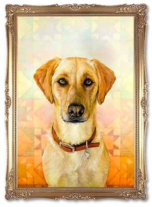 Portret de câine la comandă de la un portret foto-la