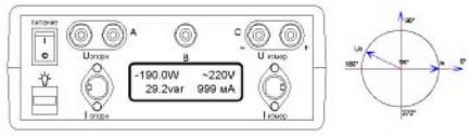 Правила зняття веторних діаграм вольтамперфазометр 