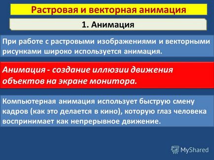 Презентація на тему растрова і векторна анімація