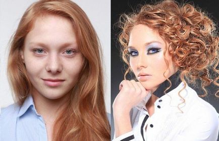 Machiaj profesional înainte și după fotografie la domiciliu - make-up acasă