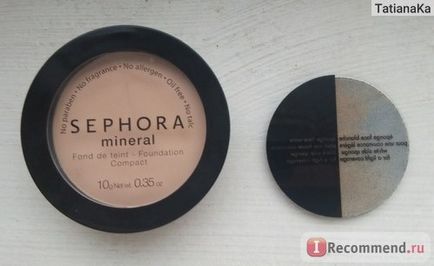 Pulberea compactă minerală sephora este 