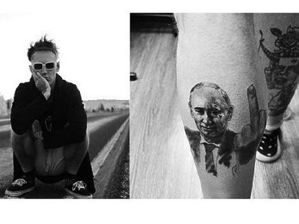 Putyin az élethosszig tartó oroszok kifejtették tetoválás elnök - politikus, Oroszország
