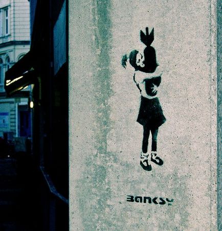 работа Banksy е (Banksy) (106 снимки текст)