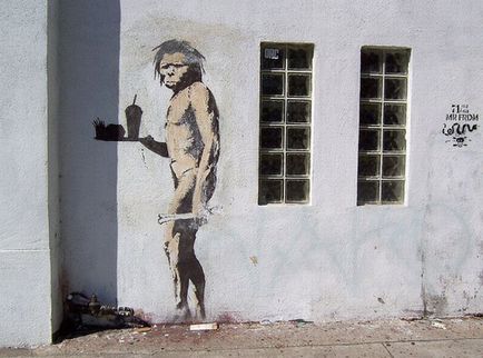 Banksy munkái (Banksy) (106 fénykép szöveg)