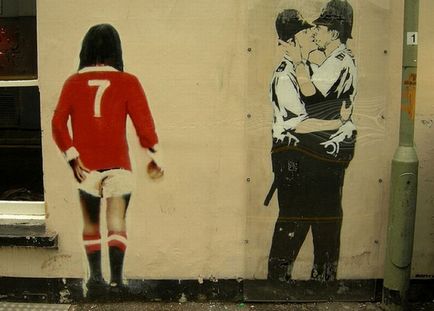 Banksy munkái (Banksy) (106 fénykép szöveg)