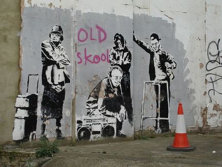 Banksy munkái (Banksy) (106 fénykép szöveg)