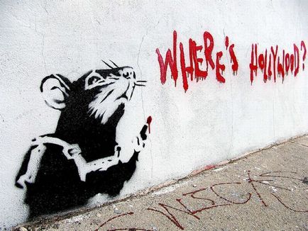 Banksy munkái (Banksy) (106 fénykép szöveg)