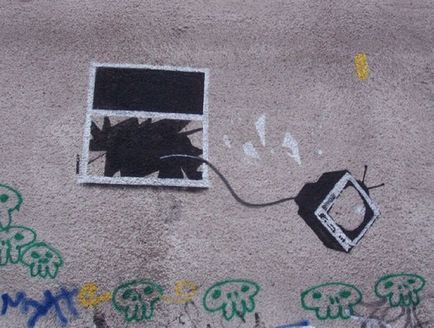 Banksy munkái (Banksy) (106 fénykép szöveg)