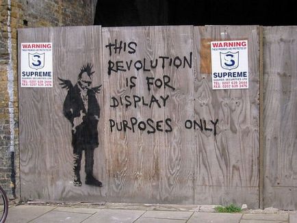 Banksy munkái (Banksy) (106 fénykép szöveg)