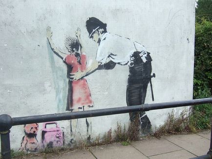 Banksy munkái (Banksy) (106 fénykép szöveg)