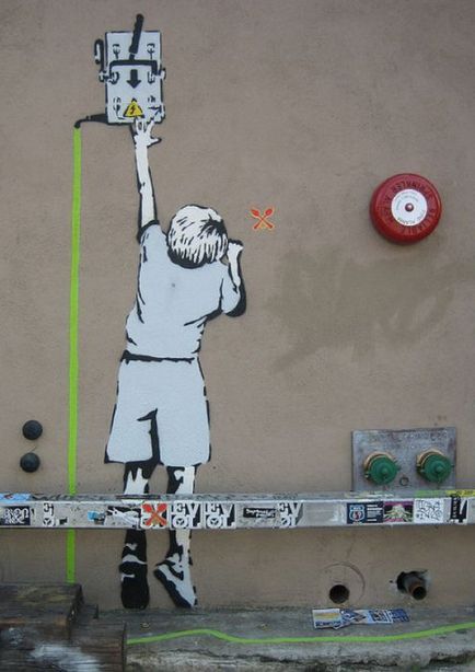 Lucrările lui Banksy (banksy) sunt interesante!