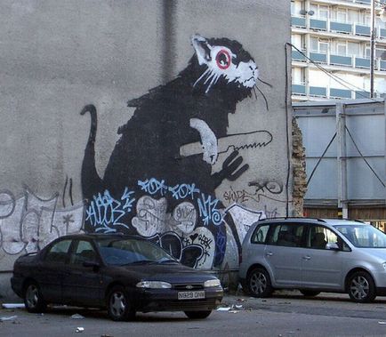 Lucrările lui Banksy (banksy) sunt interesante!