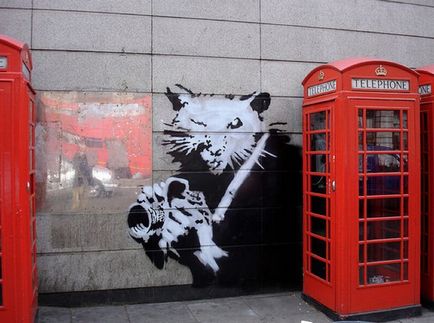 Lucrările lui Banksy (banksy) sunt interesante!