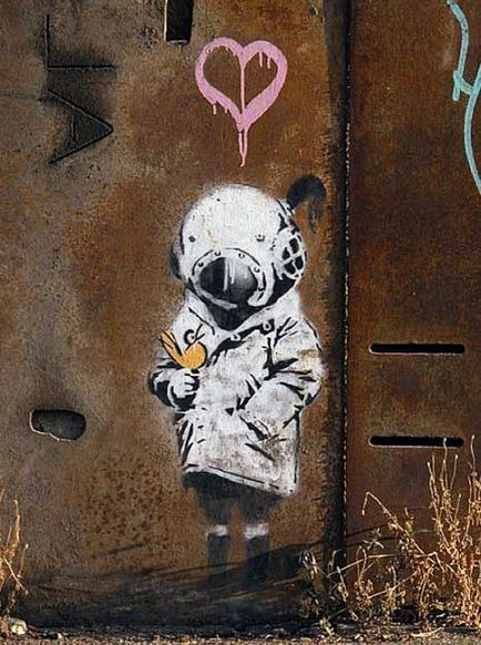 Роботи Бенксі (banksy) це цікаво!