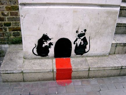 Lucrările lui Banksy (banksy) sunt interesante!