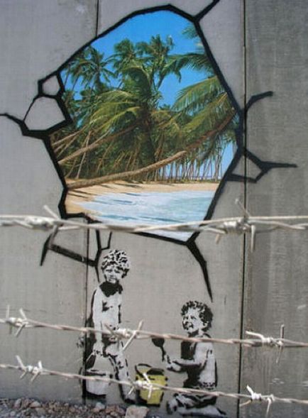 Lucrările lui Banksy (banksy) sunt interesante!