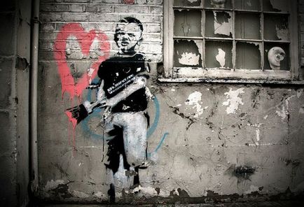 Lucrările lui Banksy (banksy) sunt interesante!