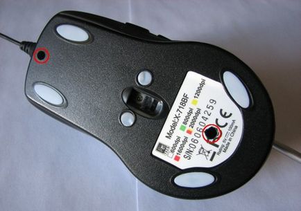 Demontarea mouse-ului a4tech x7