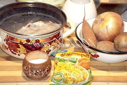 Рецепт супу з вермішеллю швидкого приготування - швидкі супи