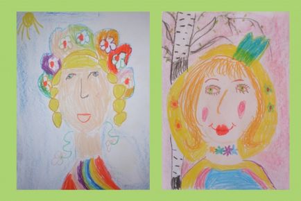 Малюємо портрет весни-червоні з дітьми старшого дошкільного віку