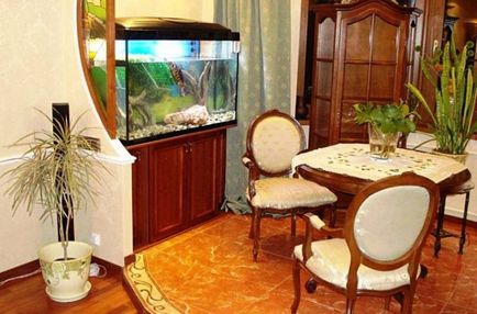 Роль акваріумів в інтер'єрі квартири