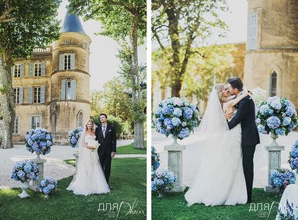 Romantic în Franța nunta lui Elena Kuletskaya și Stanislav Romanovsky