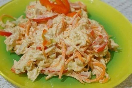 Салат з корейською морквою смачні рецепти покроково, фото, відео