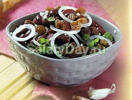 Салат з червоною квасолею - привабливий в будь-якій дієті рецепт з фото і відео