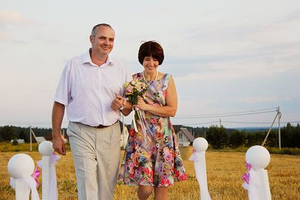 Ezüst esküvői Victor és Ludmila utazás 25 évvel ezelőtt