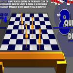 Joc de șah 8 regine, joacă jocuri puzzle 8 regine de deces online