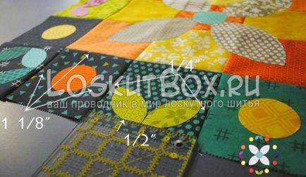 Varrni fényes és színes patchwork panelek