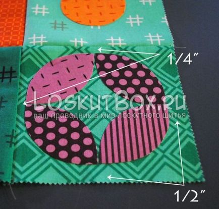 Varrni fényes és színes patchwork panelek