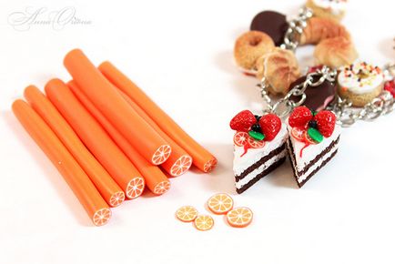 Шоколадний торт і апельсинова ковбаса - ярмарок майстрів - ручна робота, handmade