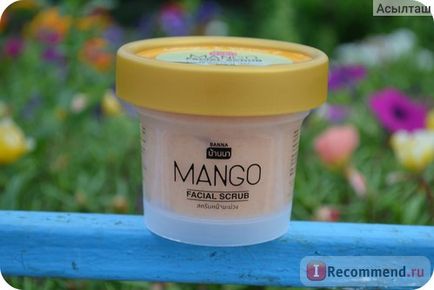 Скраб для особи banna face scrub mango тайської фірми - «ефективний скраб з манго з таїланду для