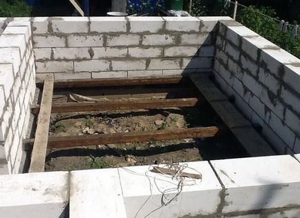 Прогнозите за изграждане на баня с пяна блокове и фондация със своя ръце фото и видео
