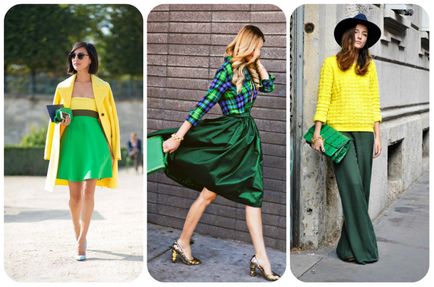 Поєднання зеленого кольору в одязі кращі варіанти!