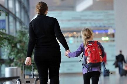 Consimțământul părinților cu privire la călătoria copilului pe un tur cu profesorul, odihna copiilor, în țările Schengen