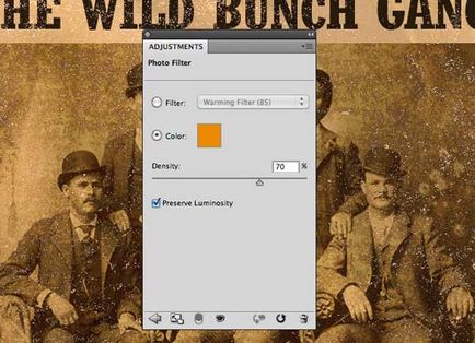 Creați un efect vechi în stil occidental în Photoshop