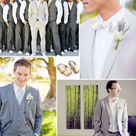 Весілля в сірому кольорі і кращі поєднання з сірим кольором