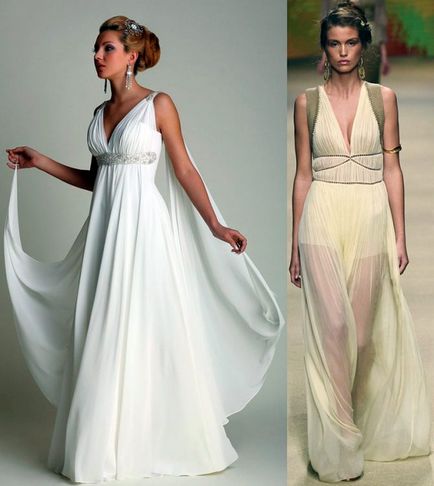 Esküvői ruhák a stílus egy nimfa - válassza ki a stílust és tartozékok