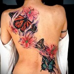 Тату метелик - фотографії татуювання з метеликами