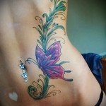 Butterfly tattoo - fotografii de tatuaje cu fluturi