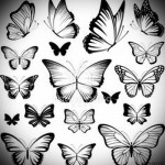 Butterfly tattoo - fotografii de tatuaje cu fluturi