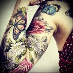 Butterfly tattoo - fotografii de tatuaje cu fluturi