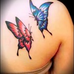 Butterfly tattoo - fotografii de tatuaje cu fluturi