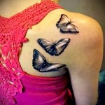 Butterfly tattoo - fotografii de tatuaje cu fluturi